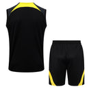 Kit Treino PSG - Black + Yellow Edition