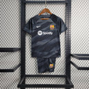 Kit Infantil Barcelona 23/24 - Black Goalkeeper Edition