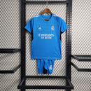 Kit Infantil Real Madrid 23/24 - Blue Goalkeeper Edition