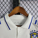Camisa Brasil POLO - White Edition